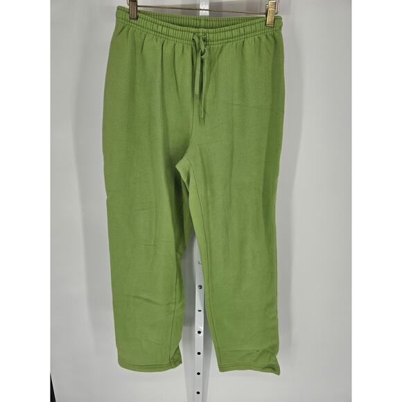 Classic Elements Women's Green Elastic Waist Lace Closer Sweatpant Size S - Picture 1 of 4